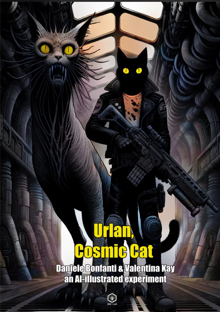 Urlan, Cosmic Cat. An AI-Illustrated Experiment